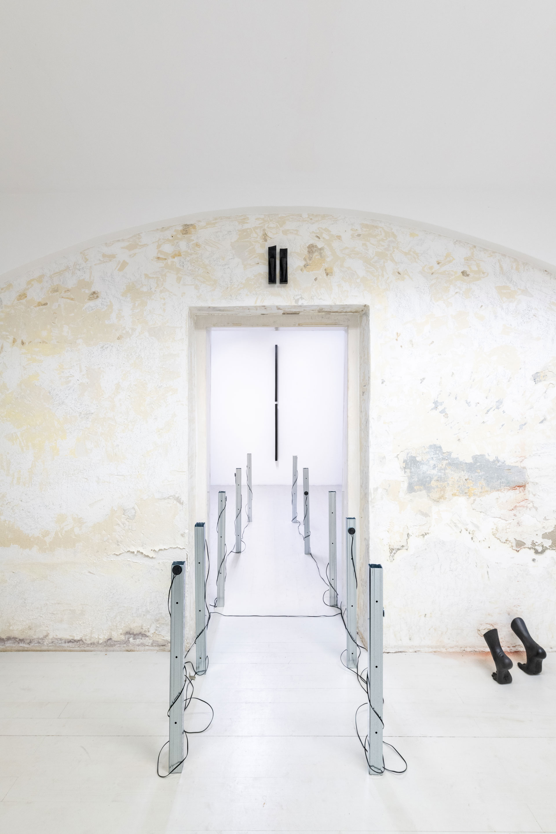 Exhibition view. Anzhelika Palyvoda, Céline Struger, Sofiia Yesakova